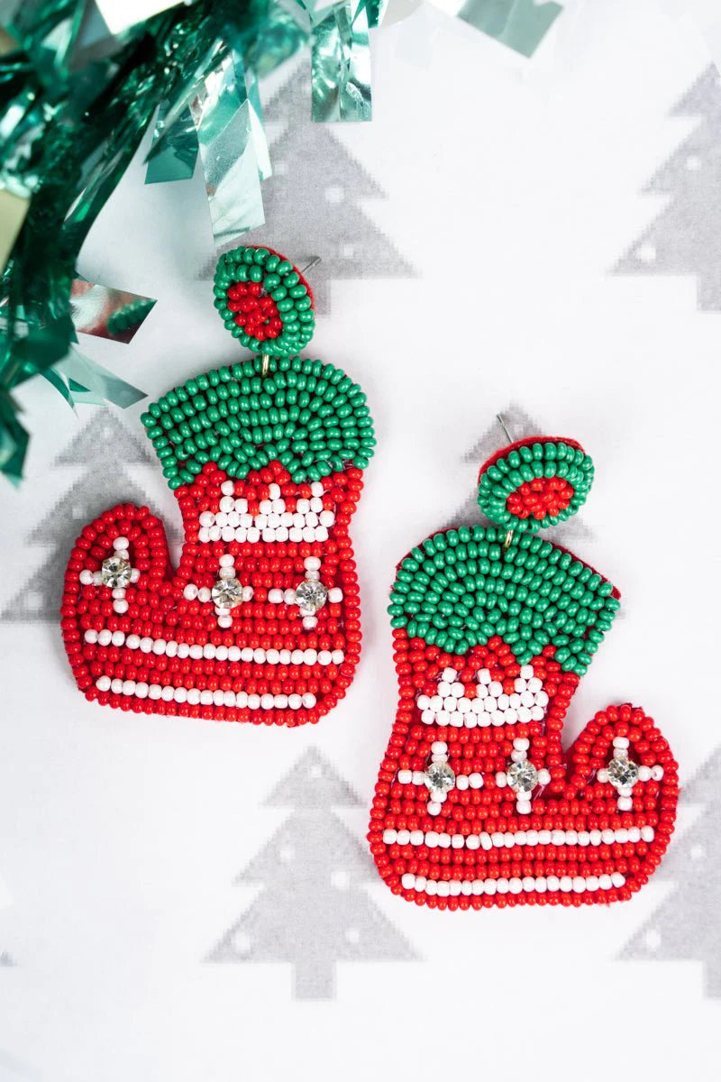 Holiday Stocking Earrings