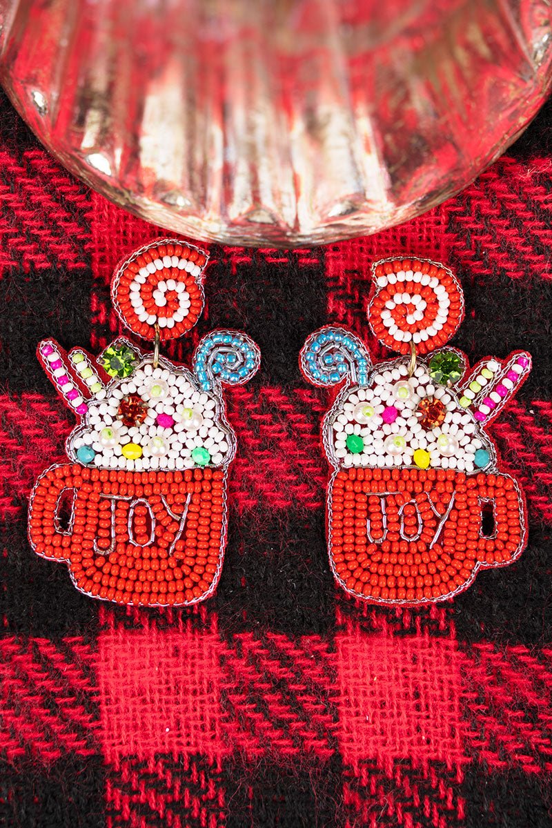 Cup of Joy Holiday Earrings