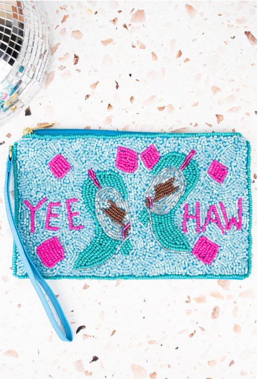 YEE HAW Coin Wristlet