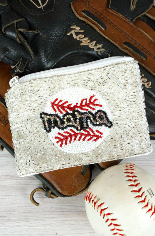 Baseball Mama Coin Purse